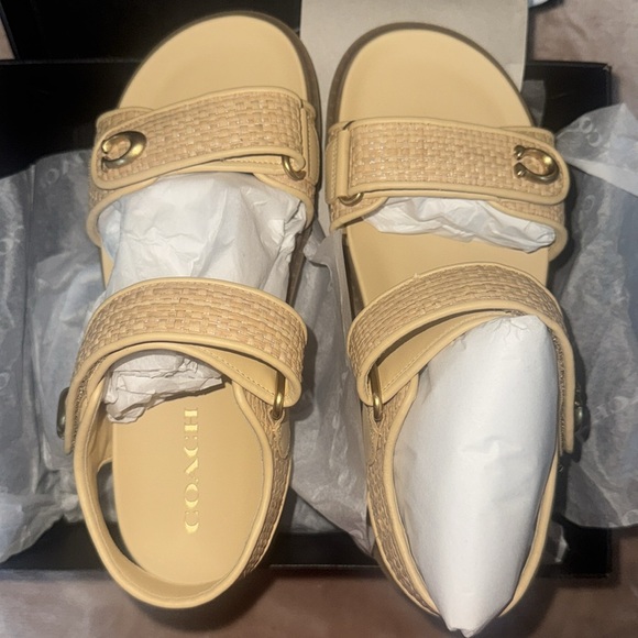 Brynn straw sandal - Picture 2 of 4